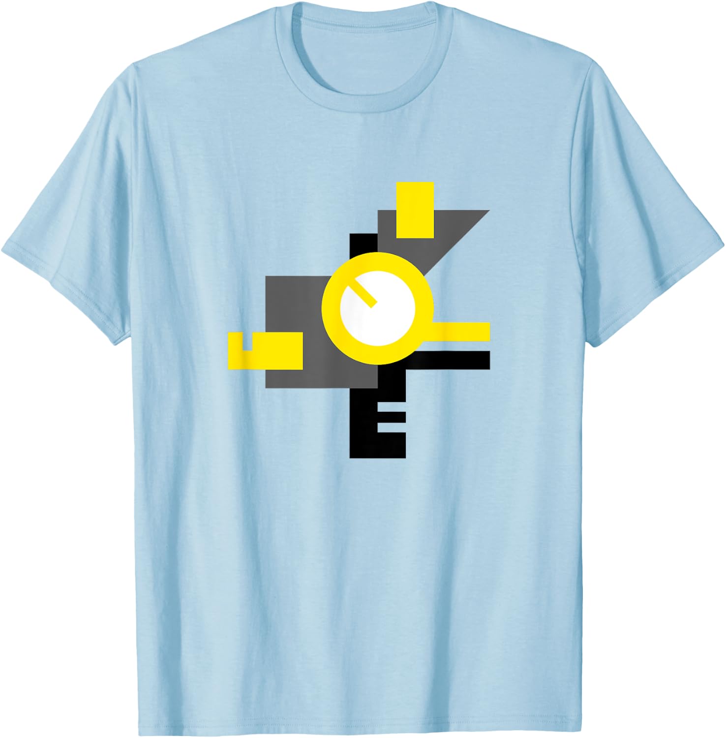Abstract Brutalism T-Shirt - T-Shirt | Light Blue