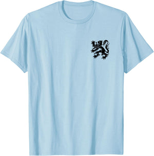 Flanders Belgium Flag Flemish Lion Brussels T-Shirt - T-Shirt | Light Blue
