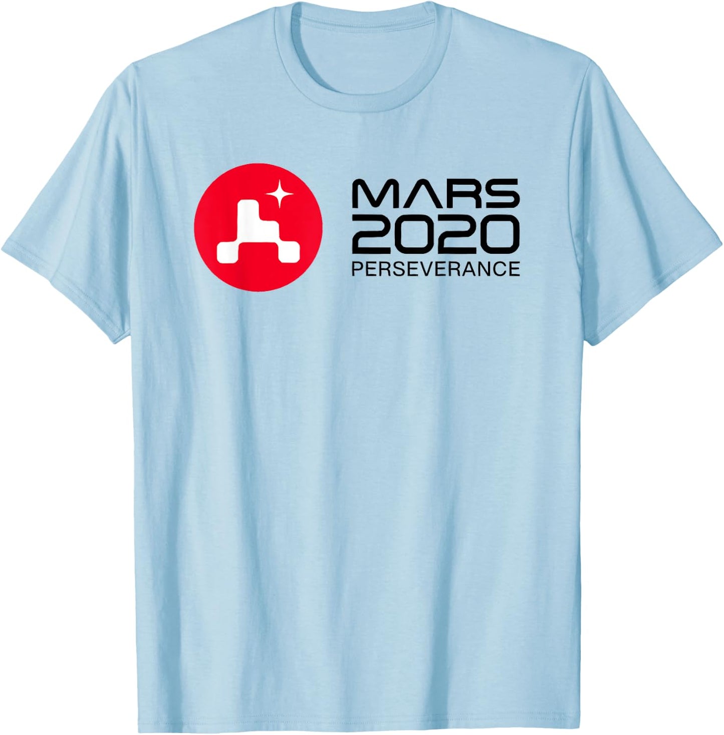 Mars 2020 Perseverance Rover Launch Day Commemorative T-Shirt - T-Shirt | Light Blue