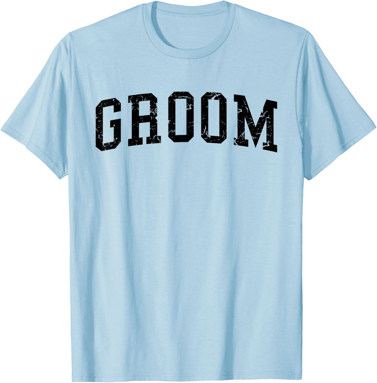 Groom, Matching Bride, Wedding Bachelor Party Groom T-Shirt - T-Shirt | Light Blue