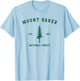 Mount Baker National Forest Explore Washington T-Shirt - T-Shirt | Light Blue