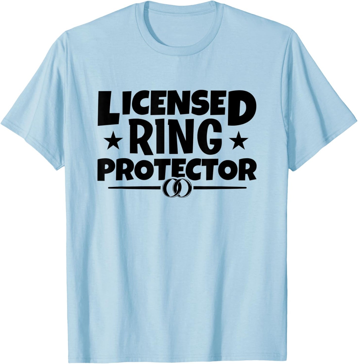 Kids Security Licensed Ring Protector Wedding Bearer T-Shirt - T-Shirt | Light Blue