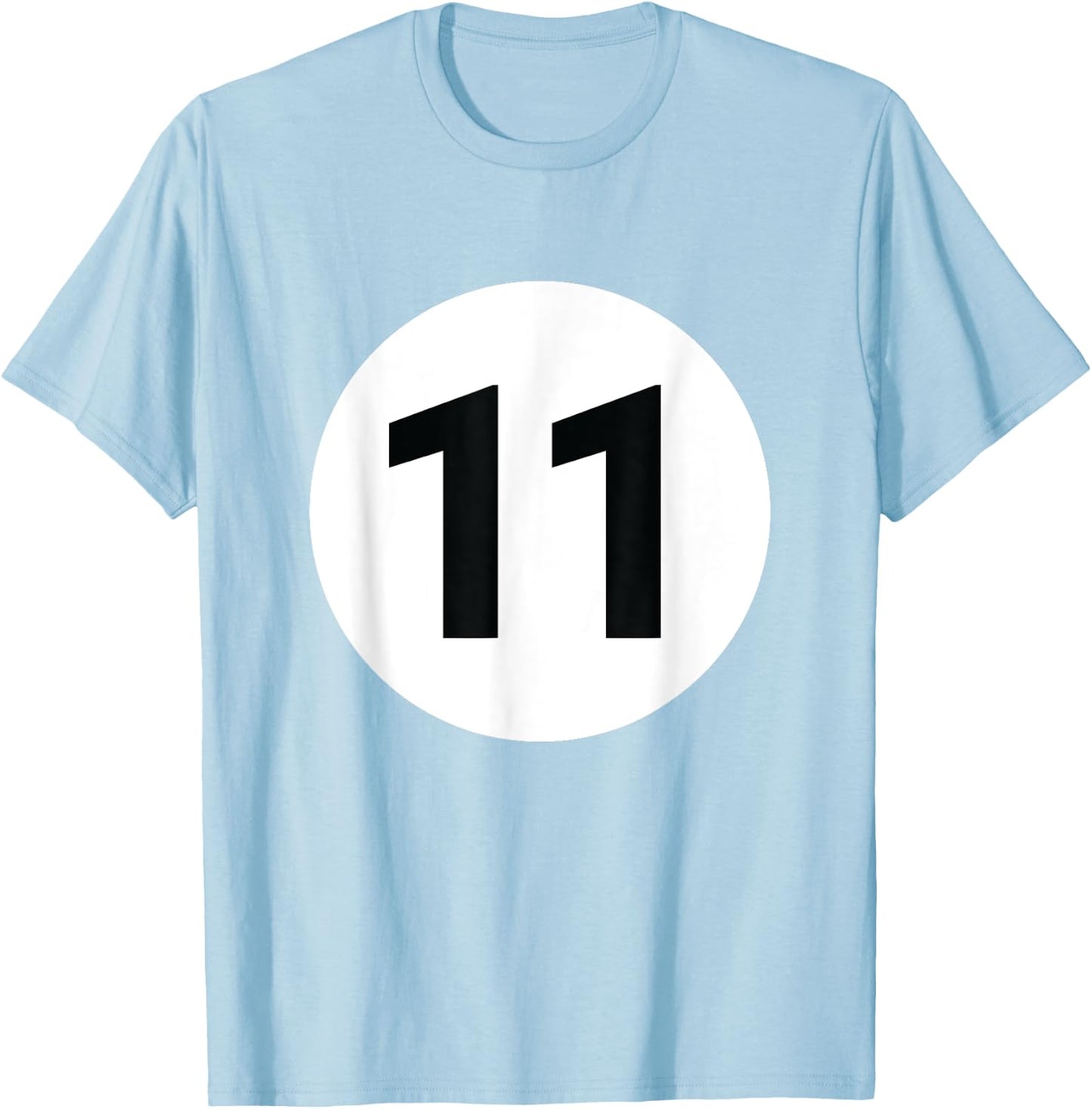 8 Pool Ball 11 Billiards Costume Halloween Group Matching T-Shirt - T-Shirt | Light Blue