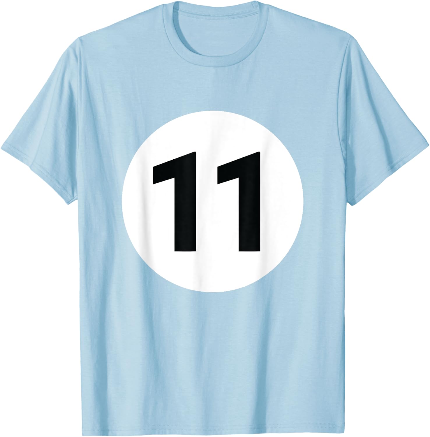 8 Pool Ball 11 Billiards Costume Halloween Group Matching T-Shirt - T-Shirt | Light Blue