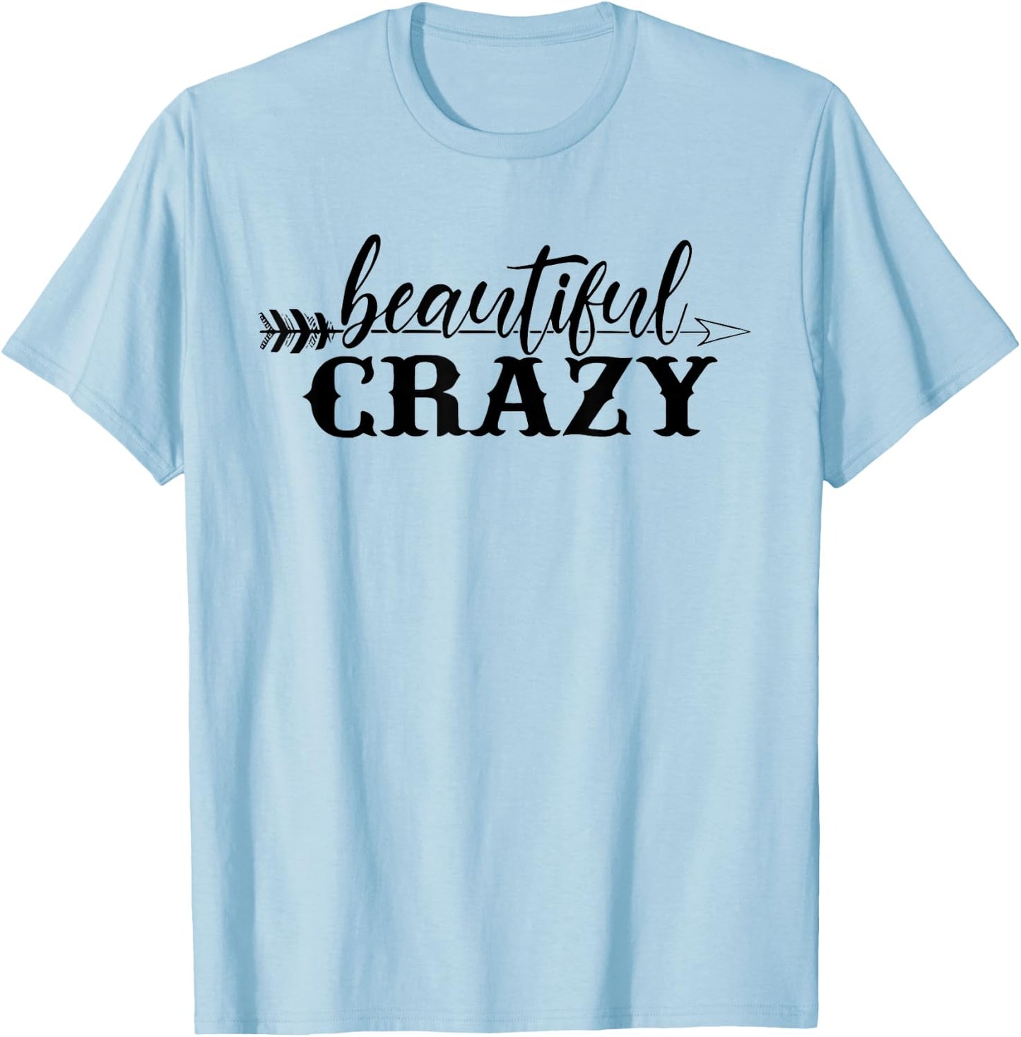 Beautiful Crazy Arrow T-Shirt - T-Shirt | Light Blue