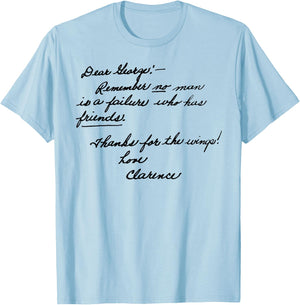 Pottersville Vintage Christmas Classic It's a Wonderful Life T-Shirt - T-Shirt | Light Blue