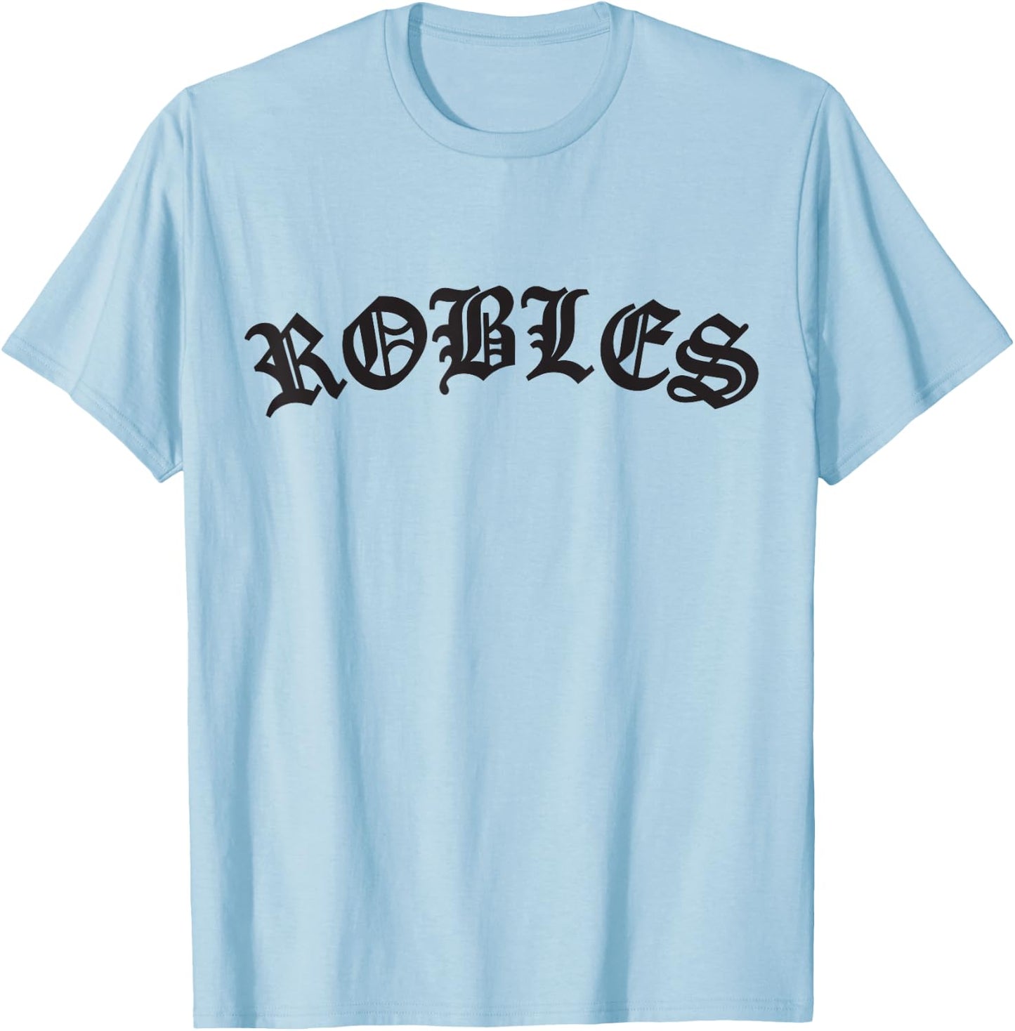 ROBLES Arched White T-Shirt - T-Shirt | Light Blue