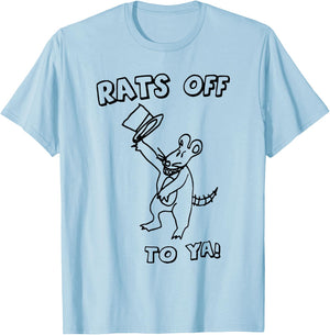 Rat Off To Ya Funny Mouse Costume Women T-Shirt - T-Shirt | Light Blue