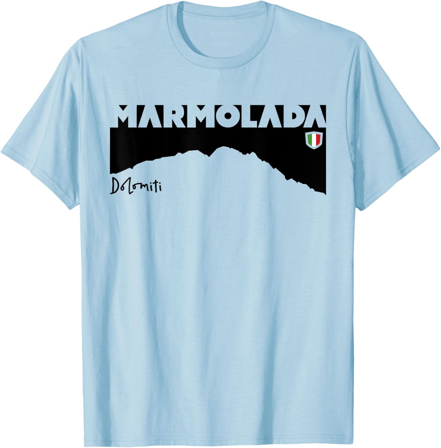 Mount Marmolada Dolomites Hike Hiking Gifts South Tyrol T-Shirt - T-Shirt | Light Blue