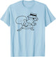 Common Cat, Nice Dog T-Shirt - T-Shirt | Light Blue