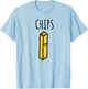 Fish and Chips Matching couple costume BFF Halloween funny T-Shirt - T-Shirt | Light Blue