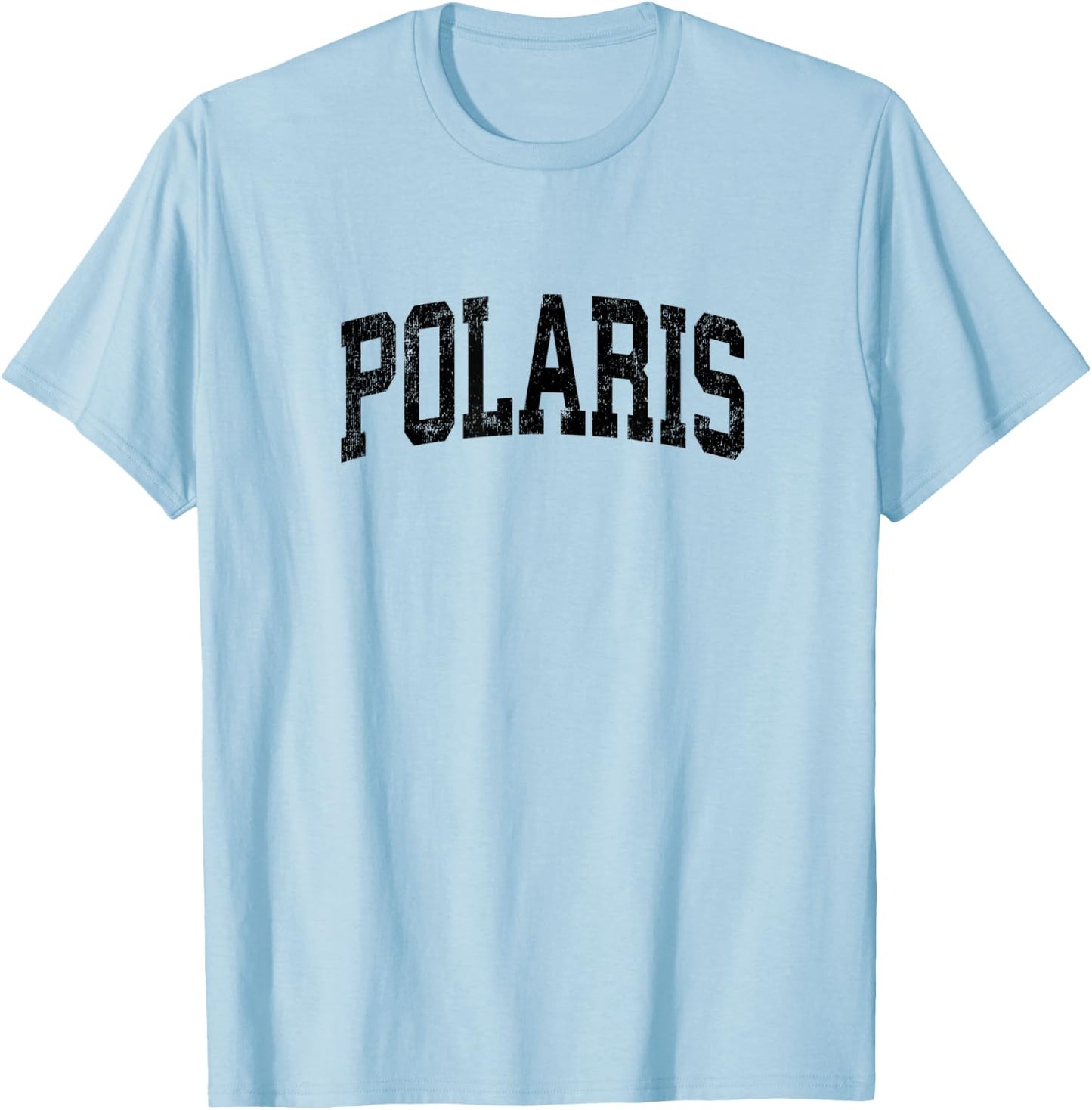 Polaris Montana MT Vintage Athletic Sports Black Design T-Shirt - T-Shirt | Light Blue