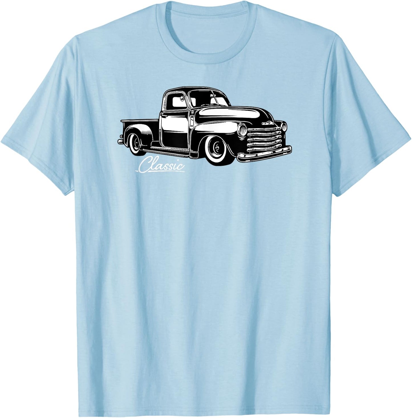 1950s Classic Truck Design T-Shirt - T-Shirt | Light Blue
