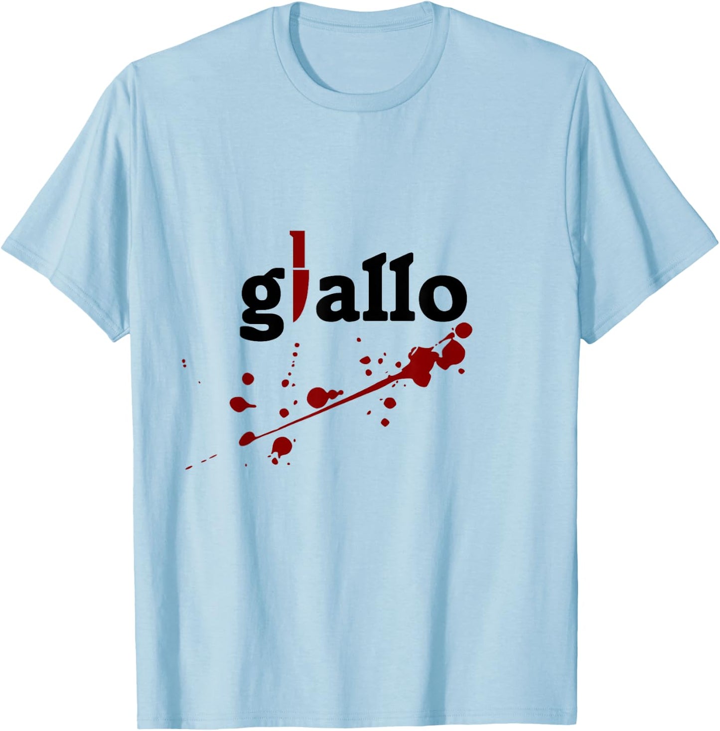 Giallo Italian Horror Movie T-Shirt - T-Shirt | Light Blue