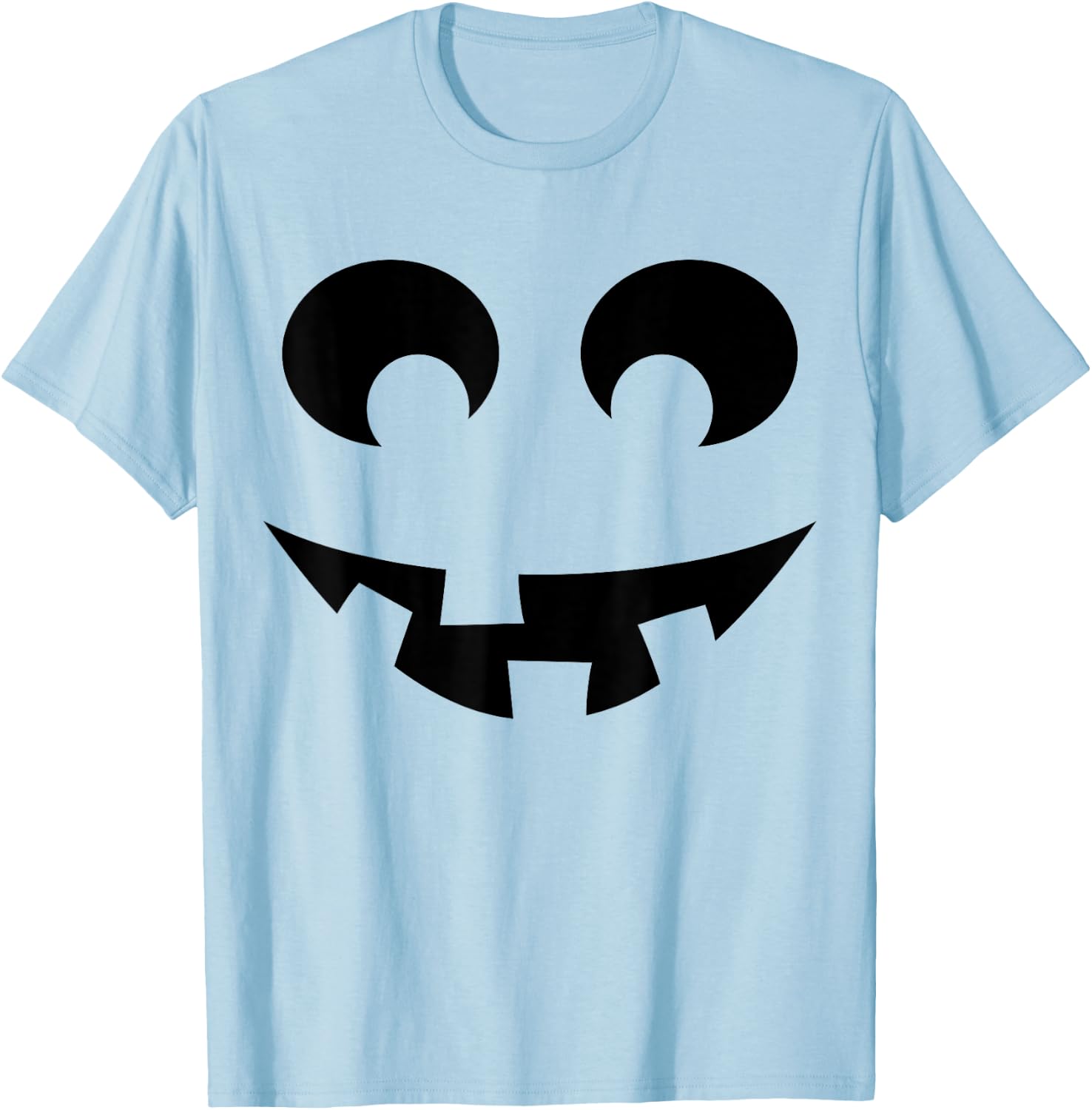 Halloween Ghost Shirt Costume (Ghost Face shirt) T-Shirt - T-Shirt | Light Blue