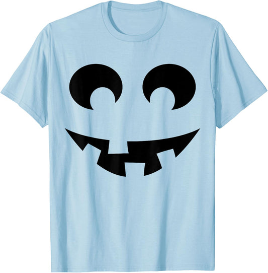 Halloween Ghost Shirt Costume (Ghost Face shirt) T-Shirt - T-Shirt | Light Blue