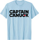 Captain Canuck Black Logo T-Shirt - T-Shirt | Light Blue