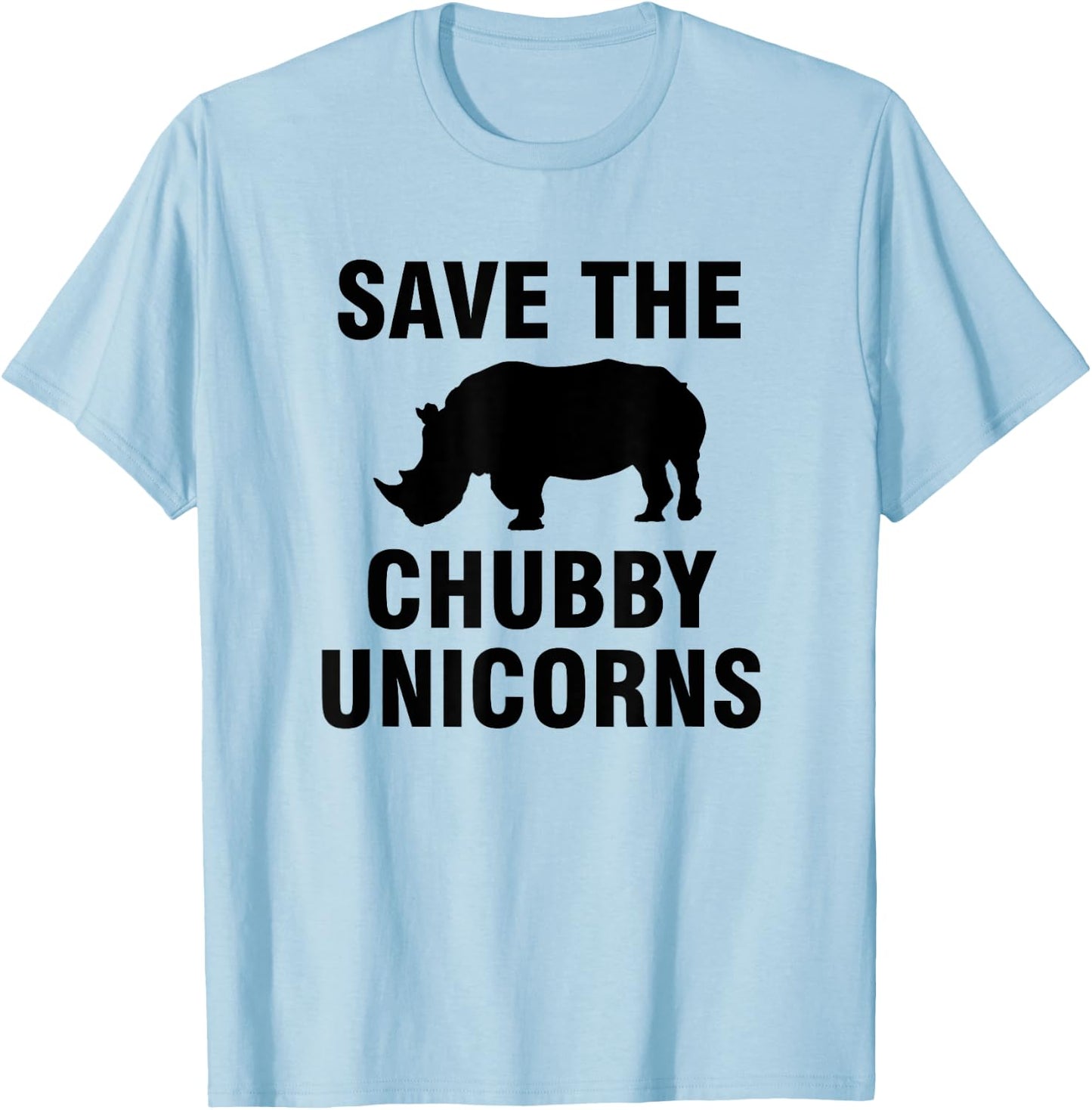 Save the chubby unicorns T-Shirt - T-Shirt | Light Blue