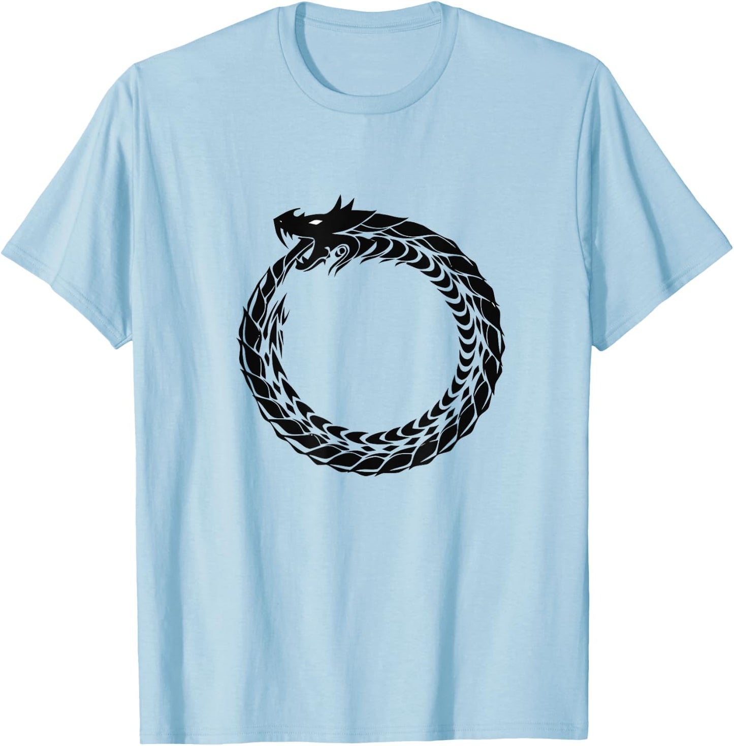 Ouroboros the eternal snake T-Shirt - T-Shirt | Light Blue