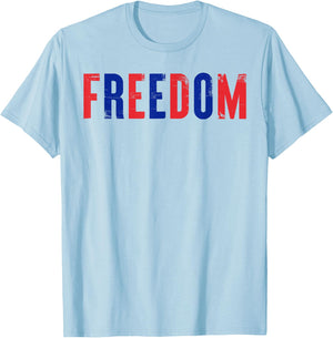 I Love The Taste of Freedom - Matching Fourth of July Couple T-Shirt - T-Shirt | Light Blue
