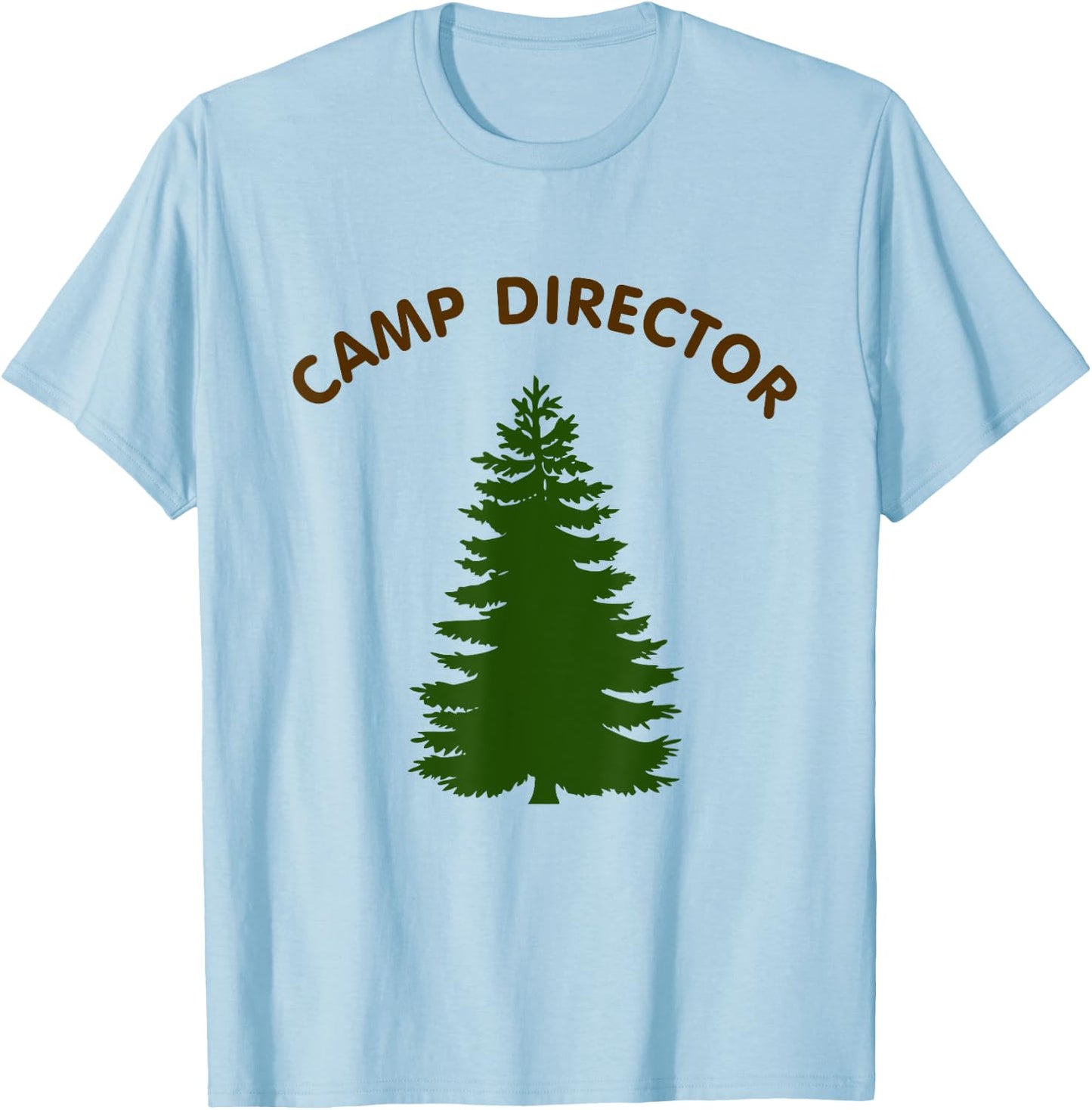 Camp Director Counselor Summer Pine Tree Gift - Blue Men Women T-Shirt - T-Shirt | Light Blue