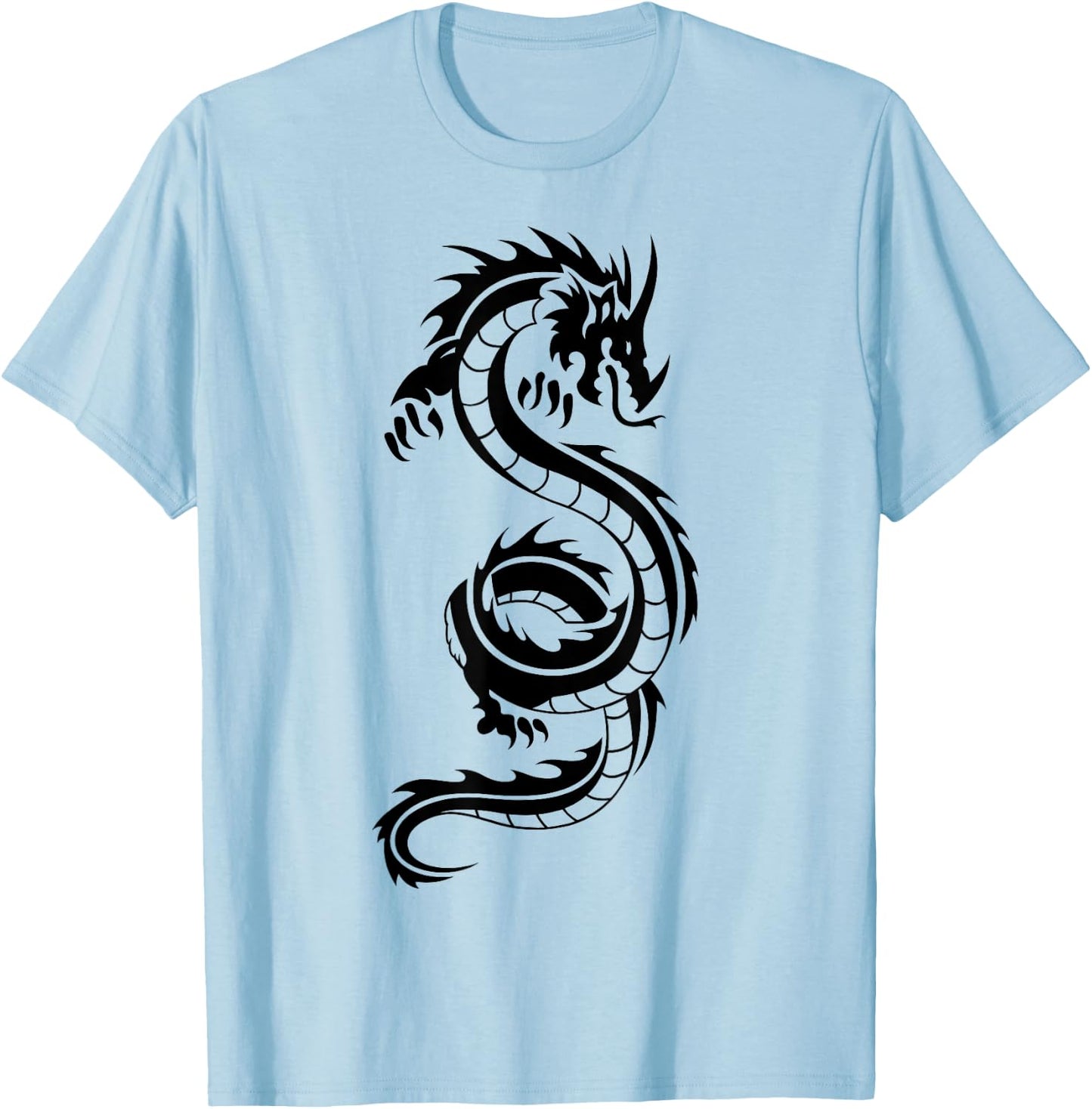 Dragon Dragons Chinese Men Women Children T-Shirt - T-Shirt | Light Blue