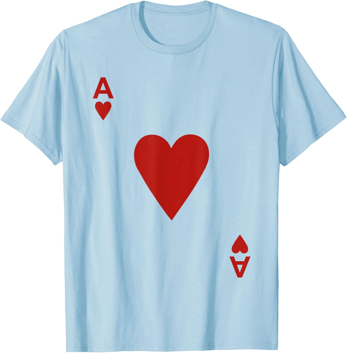 Ace of Hearts Blackjack Cards Poker 21 A T-Shirt - T-Shirt | Light Blue