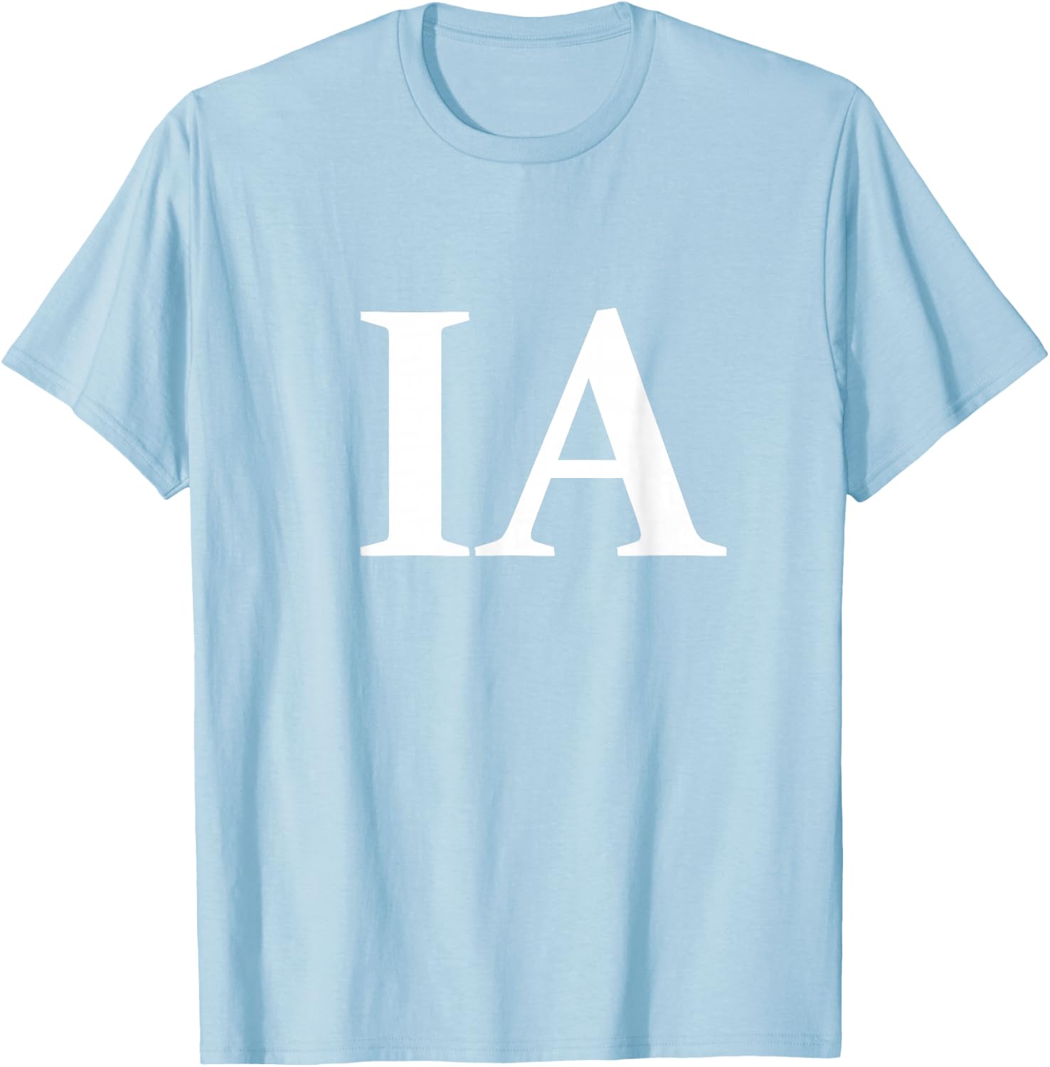 IA - Italia Three Part Italy Design - Italian Flag Part 3 T-Shirt - T-Shirt | Light Blue