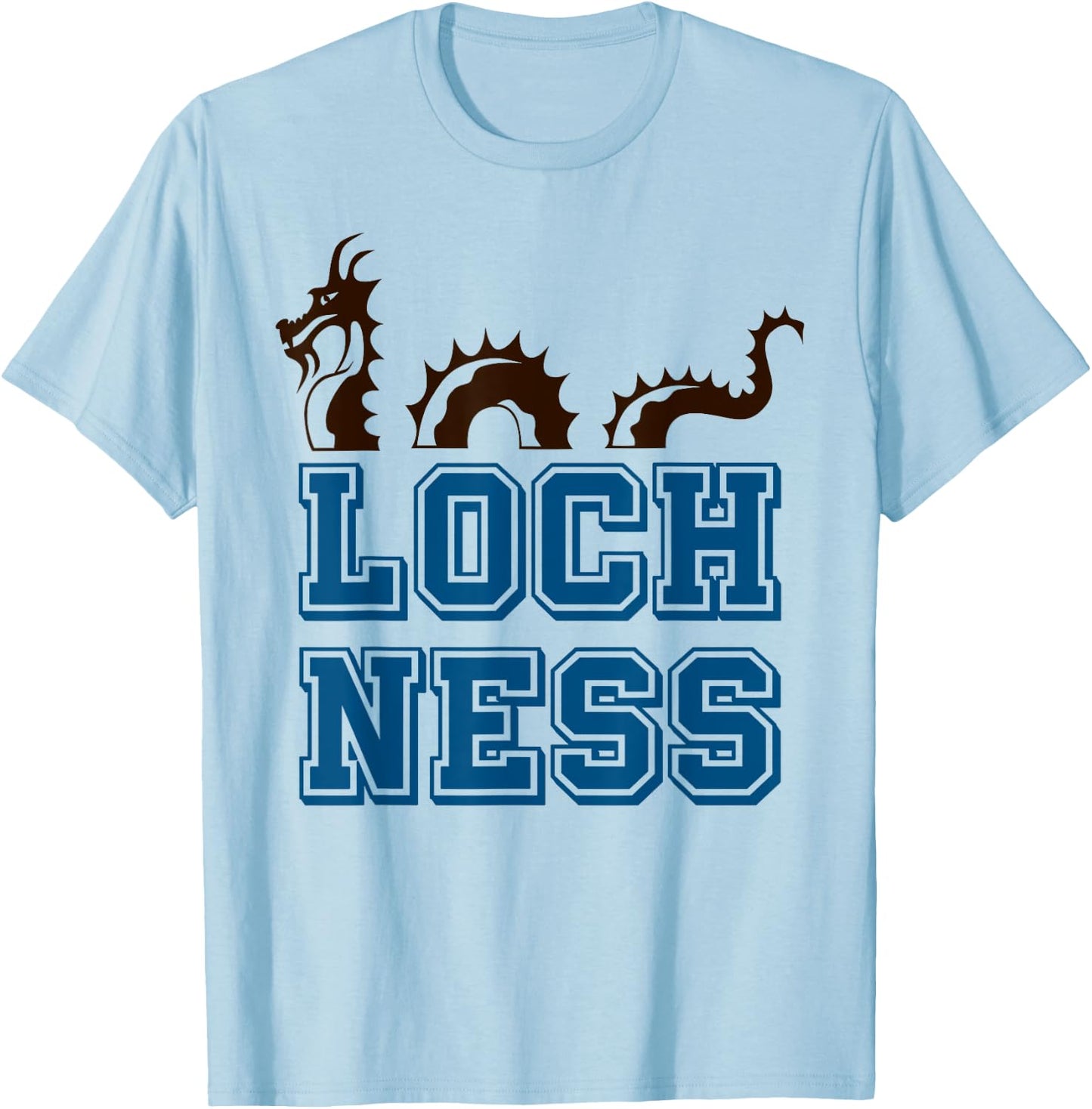 Loch Ness monster - Nessie - Elusive Scottish legend T-Shirt - T-Shirt | Light Blue