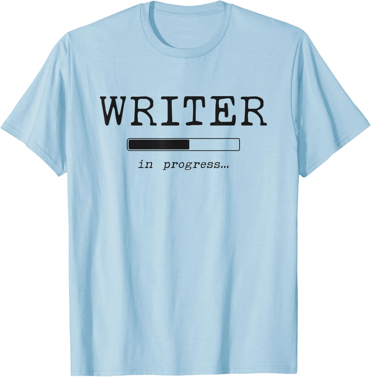 Writing Future Novel Writer & Published Author T-Shirt - T-Shirt | Light Blue