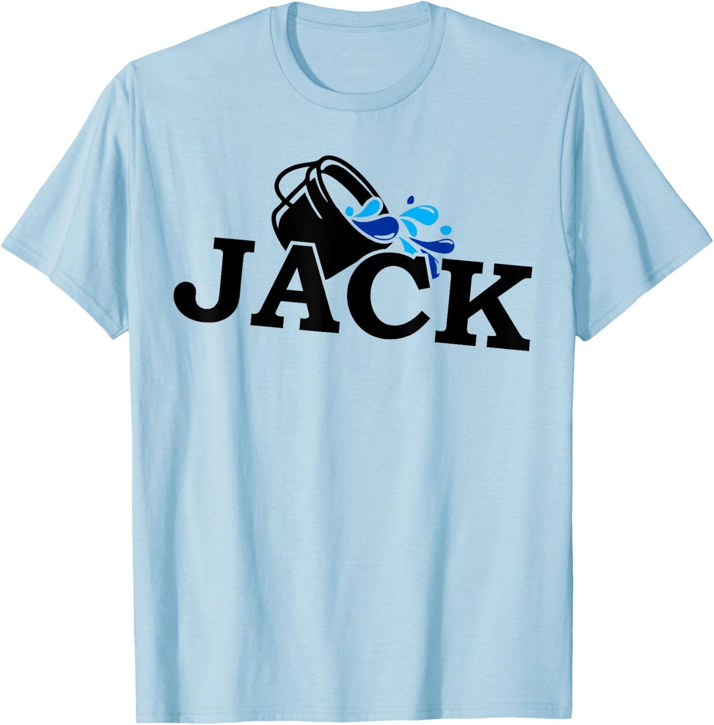Jack Jill Matching Set Halloween and Costume for Couples T-Shirt - T-Shirt | Light Blue