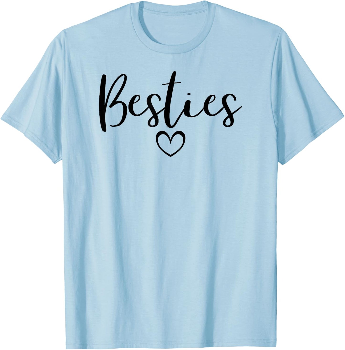 Besties Mom and Me Matching Mother's Day T-Shirt - T-Shirt | Light Blue