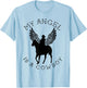 My Angel Is A Cowboy | Country Horse Remembrance Gift T-Shirt - T-Shirt | Light Blue