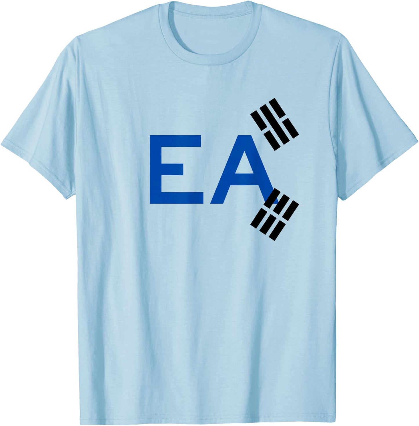 EA - Korea Two Part Combo Design - Korean Flag Part 2 T-Shirt - T-Shirt | Light Blue