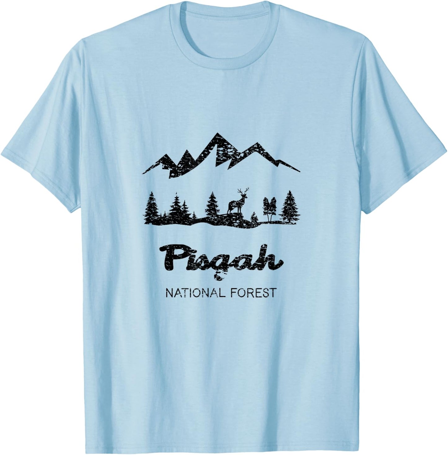 Pisgah National Forest T-Shirt - T-Shirt | Light Blue