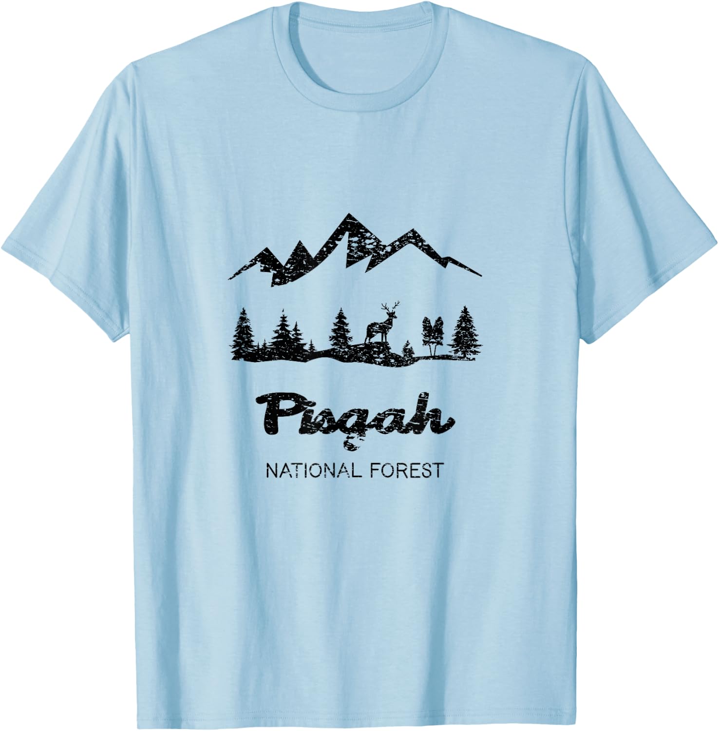 Pisgah National Forest T-Shirt - T-Shirt | Light Blue