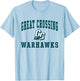 Great Crossing High School Warhawks C1 T-Shirt - T-Shirt | Light Blue