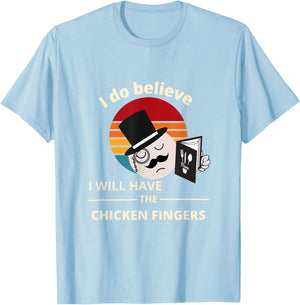 I do believe I will have the Chicken Fingers T-Shirt - T-Shirt | Light Blue