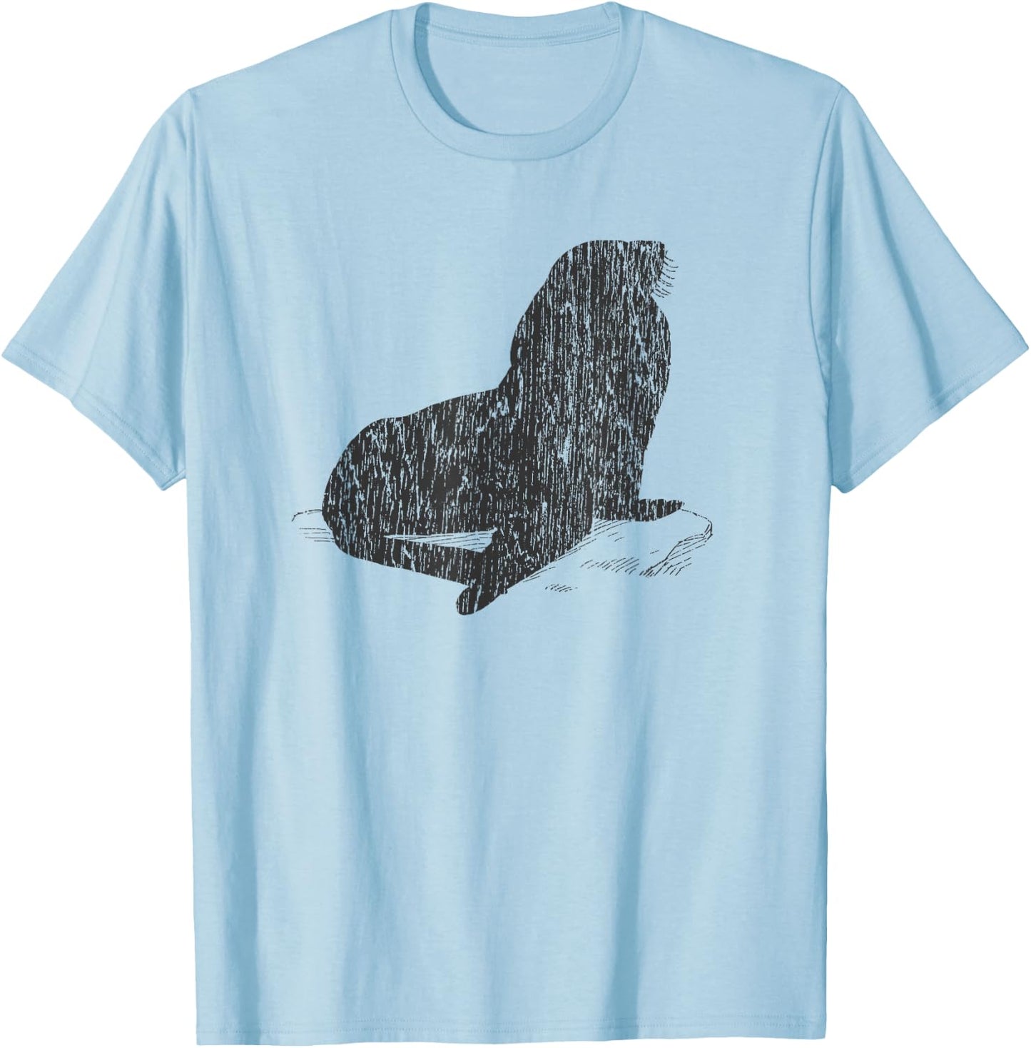 Sea Lion T-Shirt - T-Shirt | Light Blue