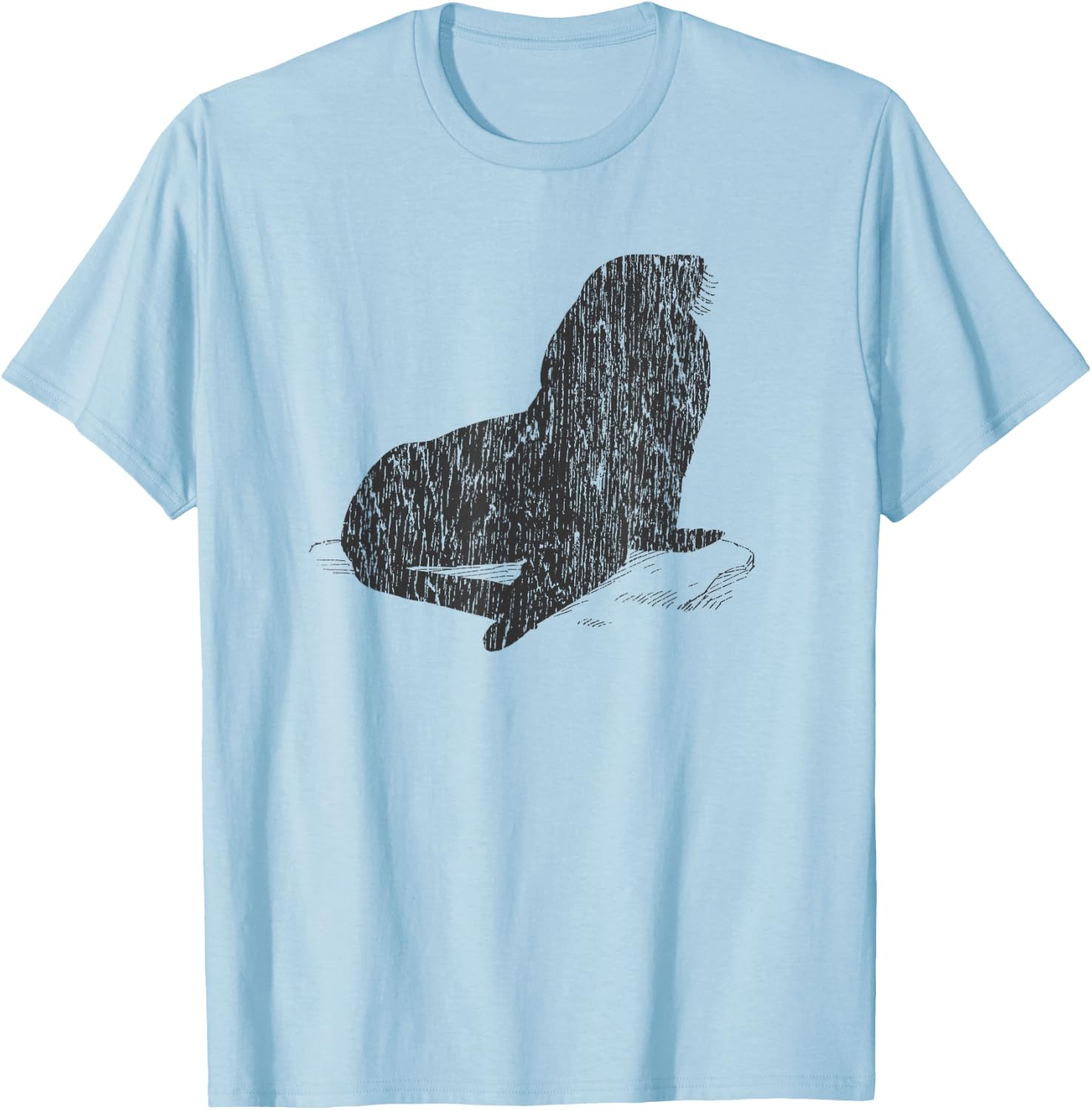 Sea Lion T-Shirt - T-Shirt | Light Blue