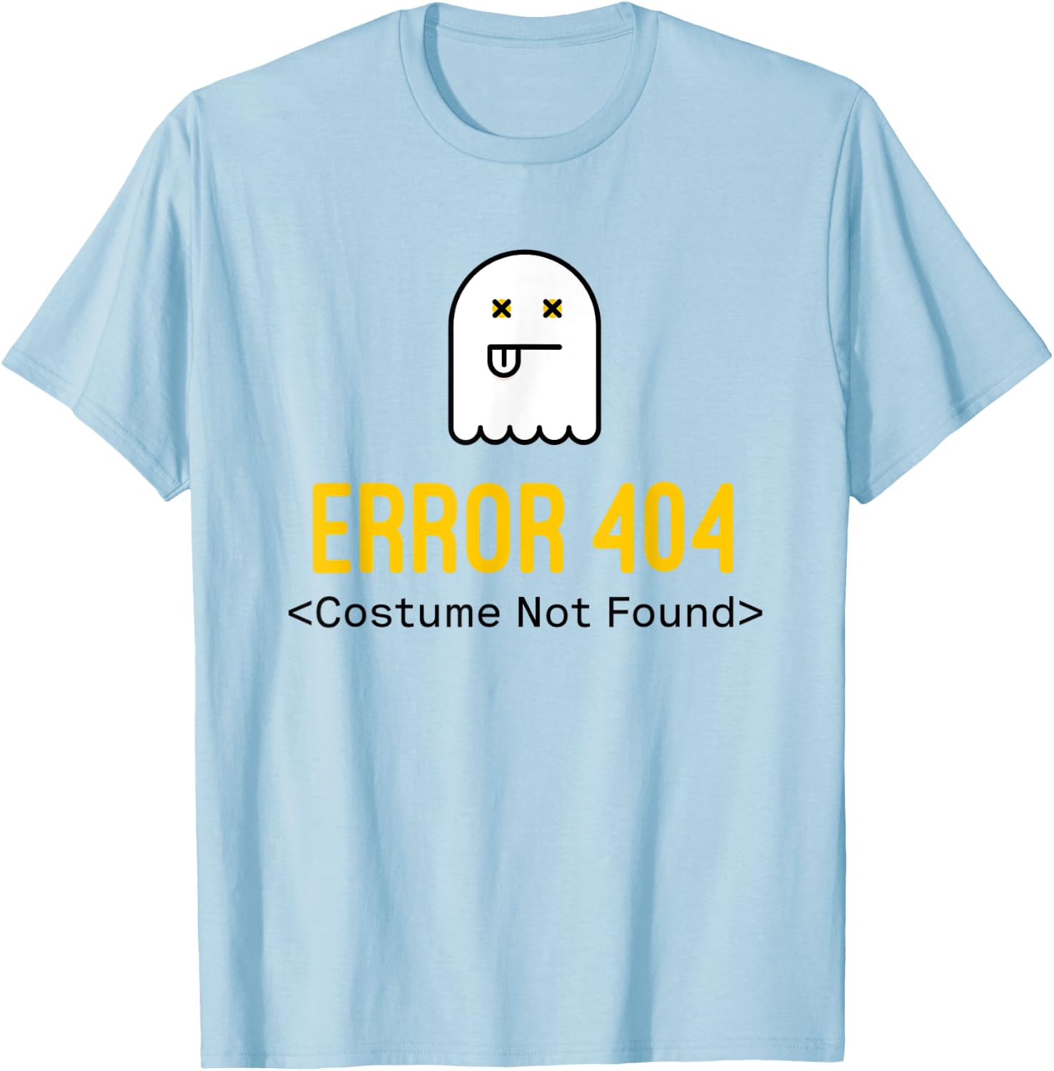 Error 404 Costume Not Found T-Shirt - T-Shirt | Light Blue
