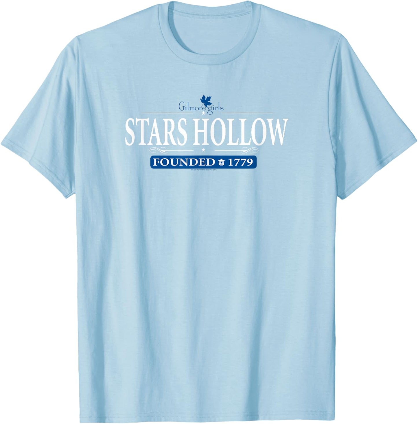 Gilmore Girls Stars Hollow T-Shirt - T-Shirt | Light Blue