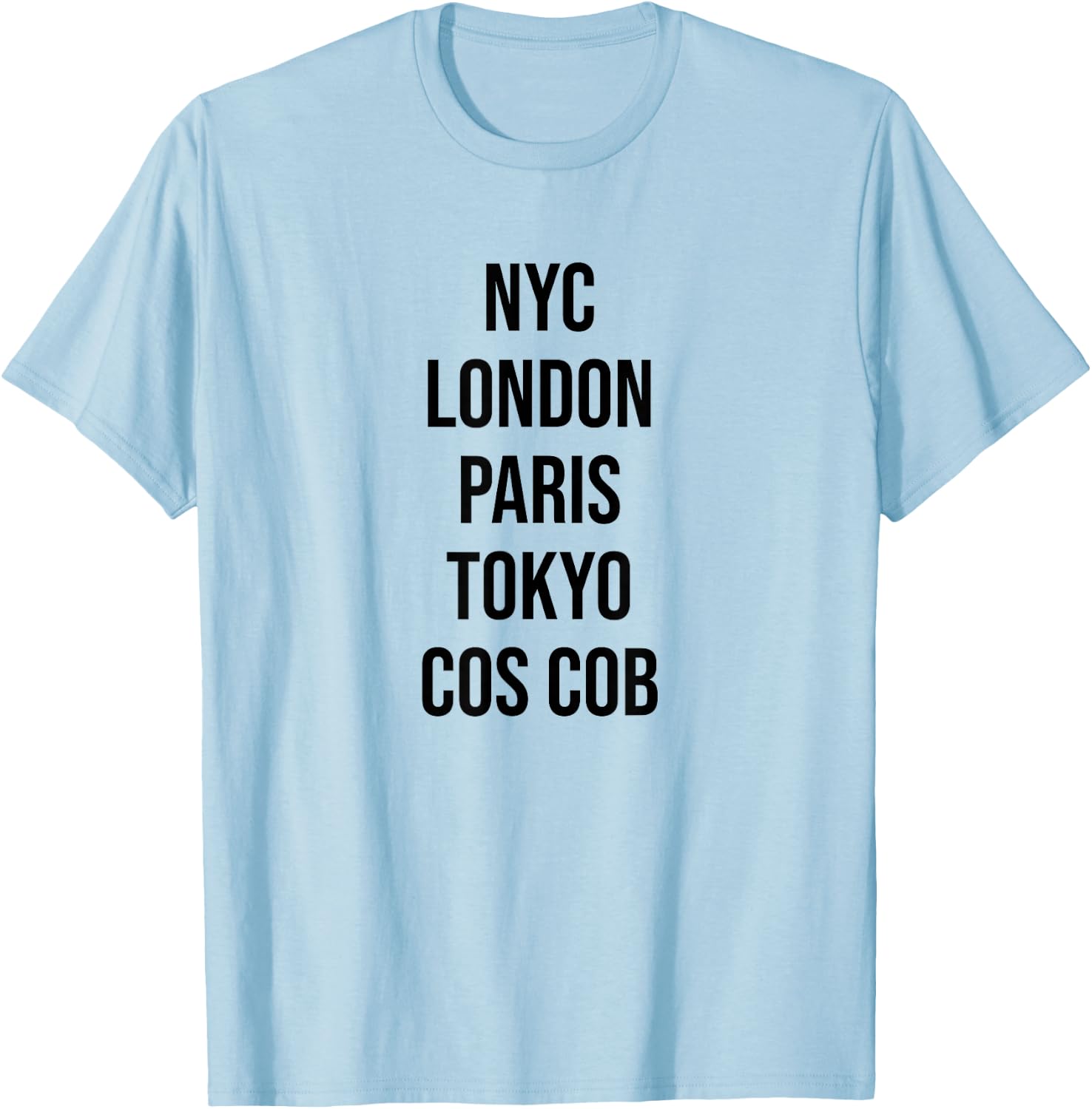 Cos Cob Connecticut Cos Cob CT Souvenir T-Shirt - T-Shirt | Light Blue