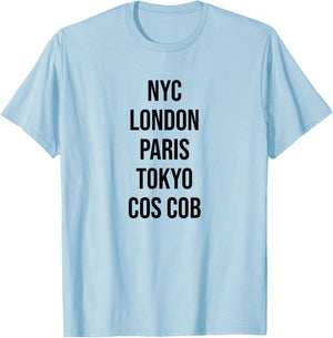 Cos Cob Connecticut Cos Cob CT Souvenir T-Shirt - T-Shirt | Light Blue