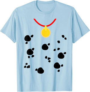 Dalmatian Dog Halloween Costume Matching Group Kids Toddler T-Shirt - T-Shirt | Light Blue