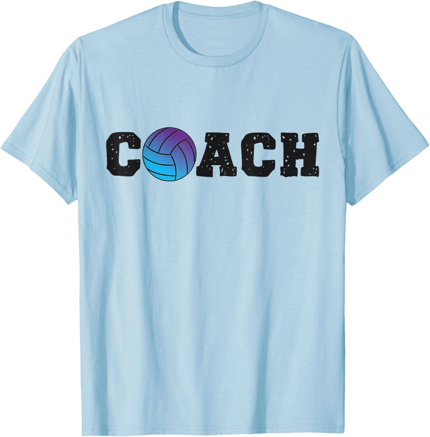 Volleyball Player Team Coach Coach T-Shirt - T-Shirt | Light Blue