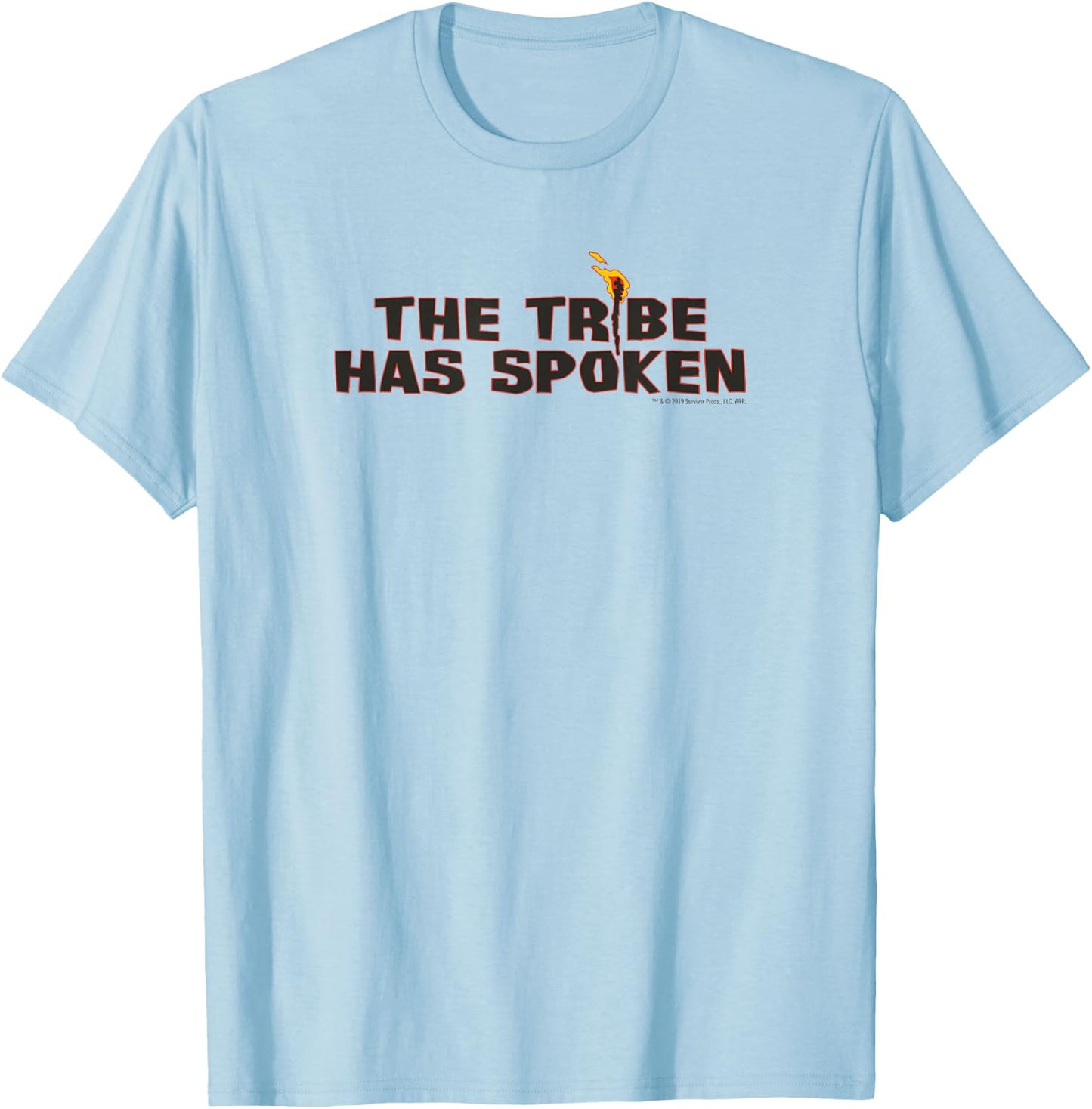 Survivor Island Torch The Tribe Has Spoken T-Shirt - T-Shirt | Light Blue