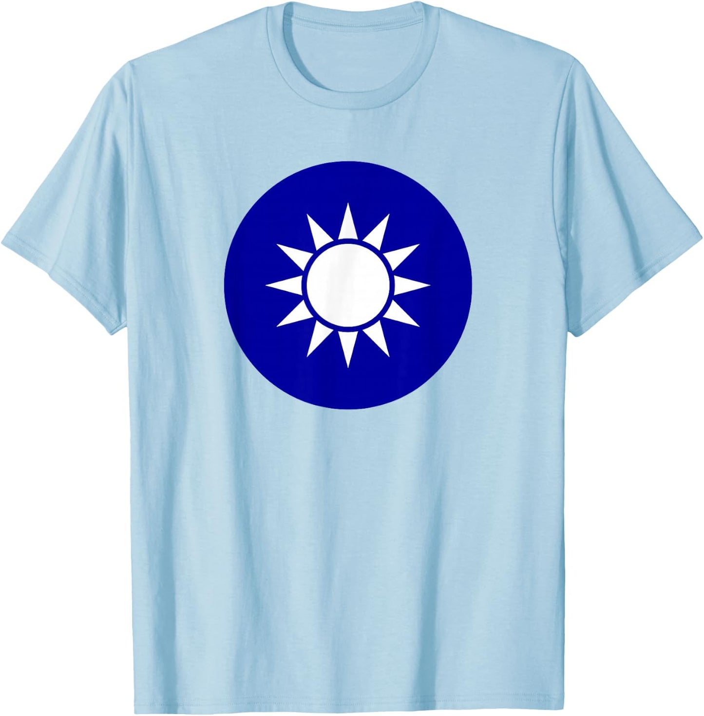 Taiwan Flag Taiwanese Emblem Roundel Taipei T-Shirt - T-Shirt | Light Blue