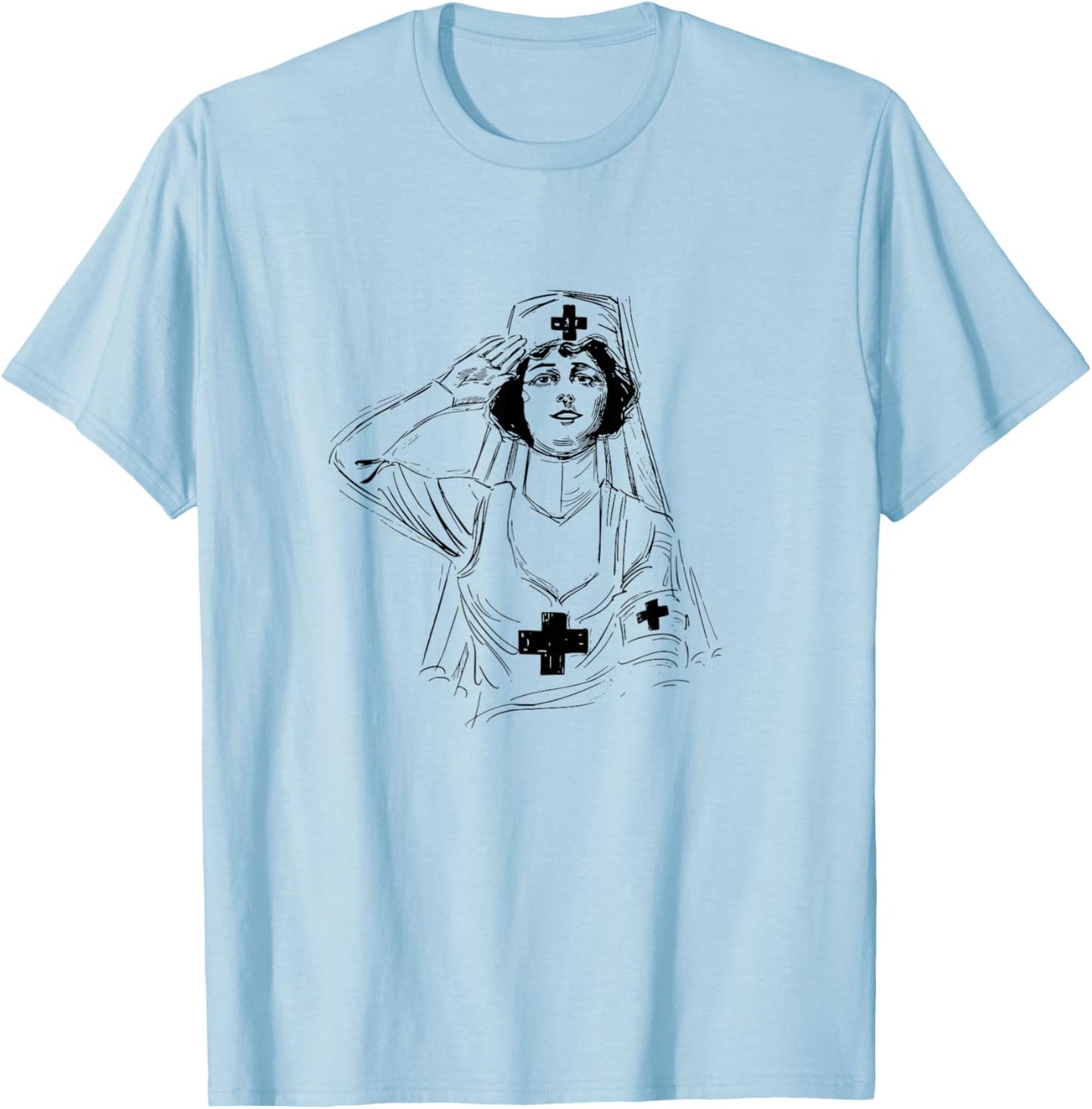 Registered nurse gift - Florence Nightingale nursing nurses T-Shirt - T-Shirt | Light Blue