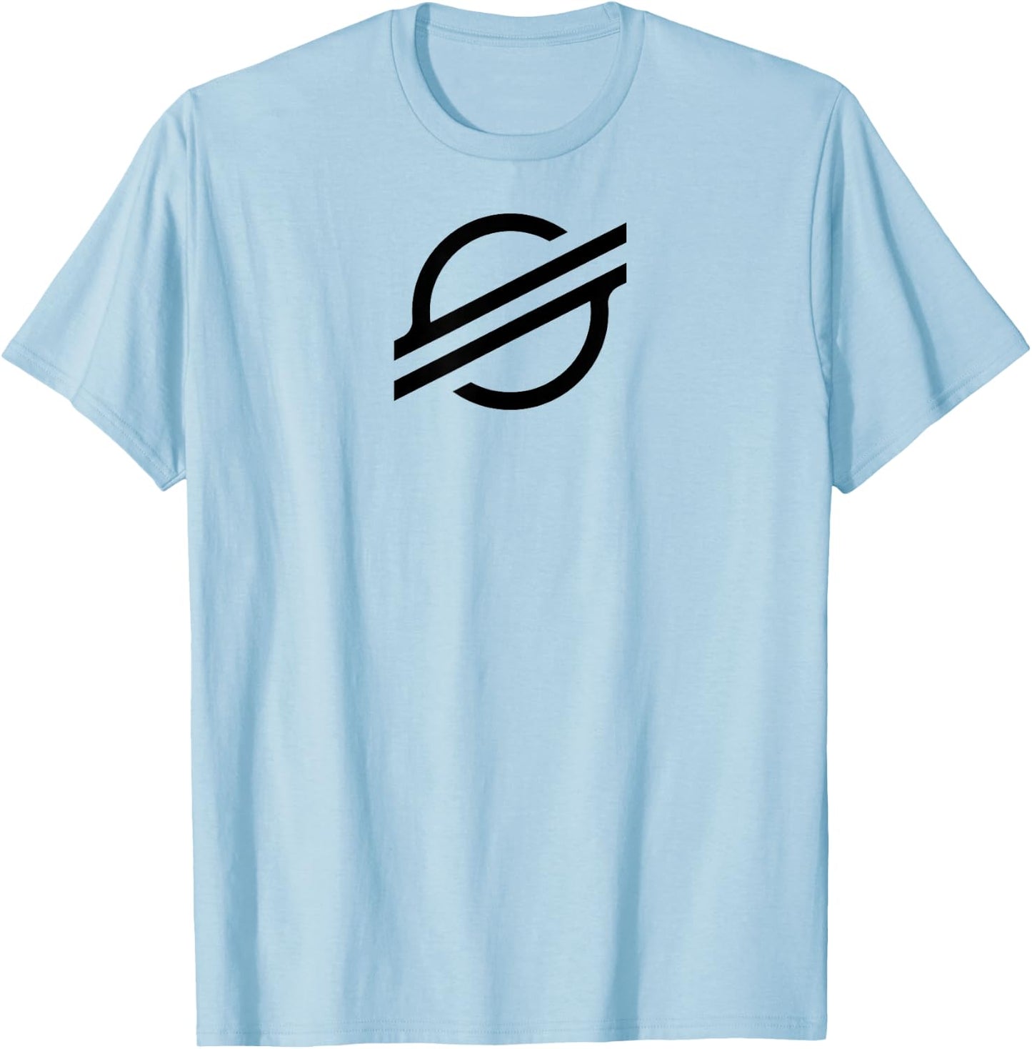 Stellar XLM Green Crypto Sustainable Cryptocurrency T-Shirt - T-Shirt | Light Blue